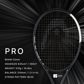 Head Speed Pro 2026 Tennis Racquet Unstrung - Black/White SP26 Tennis Rackets Head