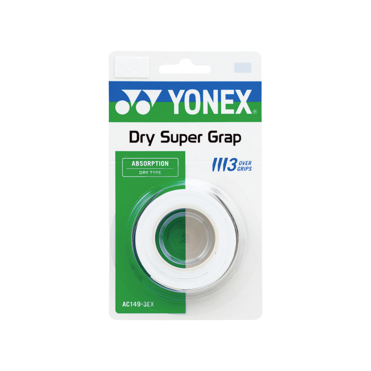 Yonex AC149-3EX Dry Super Grap (3 pcs) - Multicolour