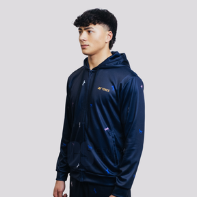 Pre-Order Yonex Night Rider – Unisex Zip Hoodie (Ink Blue) Yonex CNY2026 Zip Hood Sweat A Unisex Clothing Yonex