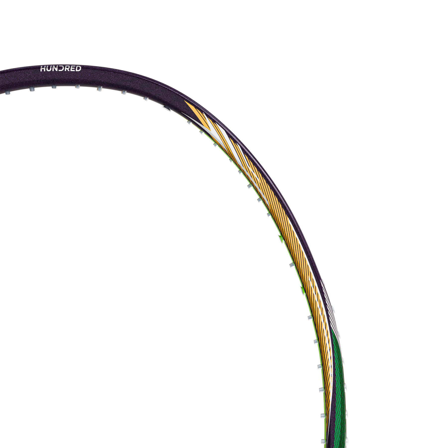 Hundred Hyfonic 7 Badminton Racket - Purple/Green