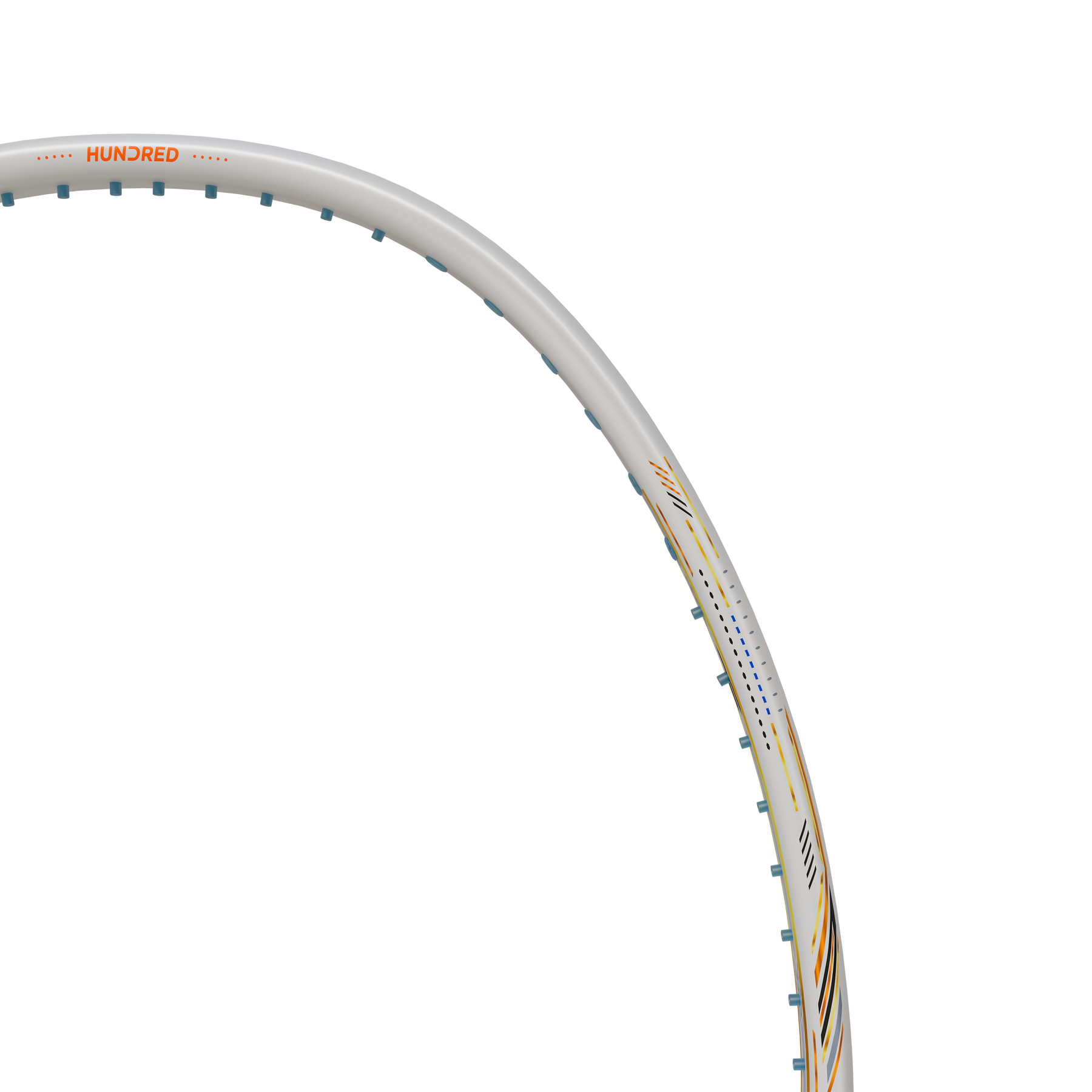 Hundred Nitrix 70 Volta Badminton Racket - White