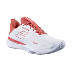 Babolat SFX Evo All Court Tennis Shoe Women - White/Terra Cotta Tennis Shoes Babolat