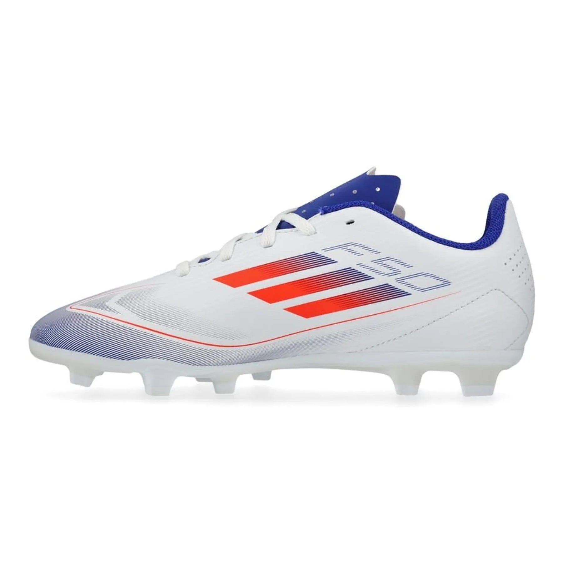 Adidas F50 Club FxG Football Boots Junior - White Clearance Adidas