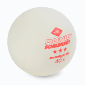 Donic-Schildkort 3-Star White Avantgarde Table Tennis Ball 3pcs - White White One Size Table Tennis Ball Donic-Schildkroet