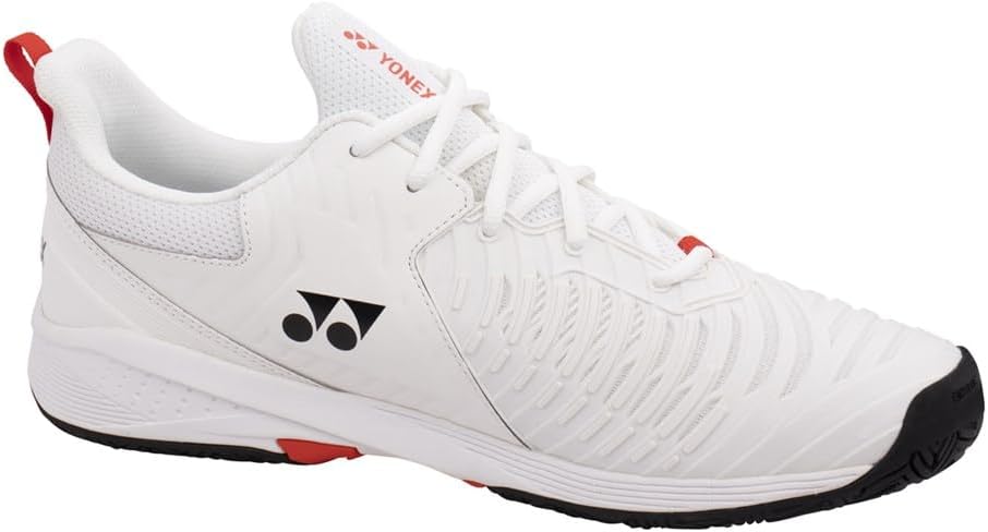 Yonex Sonicage 3 Mens (White/Red) Tennis Shoes