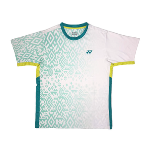 Yonex YTM 11 Batik Fade 2 Mens T-Shirt White Clothing Yonex