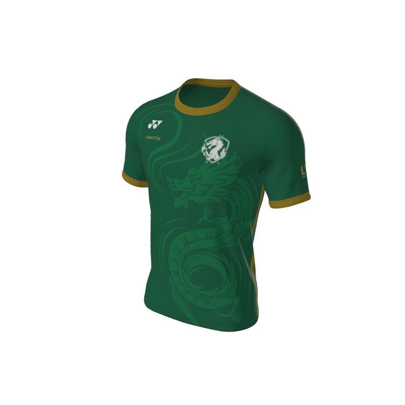 Short Sleeve Tops T014 DRAGON SWOOSH Yonex Custom Teamwear T Shirt. (x 11)