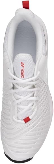 Yonex Sonicage 3 Mens (White/Red) Tennis Shoes Badminton Shoes Yonex