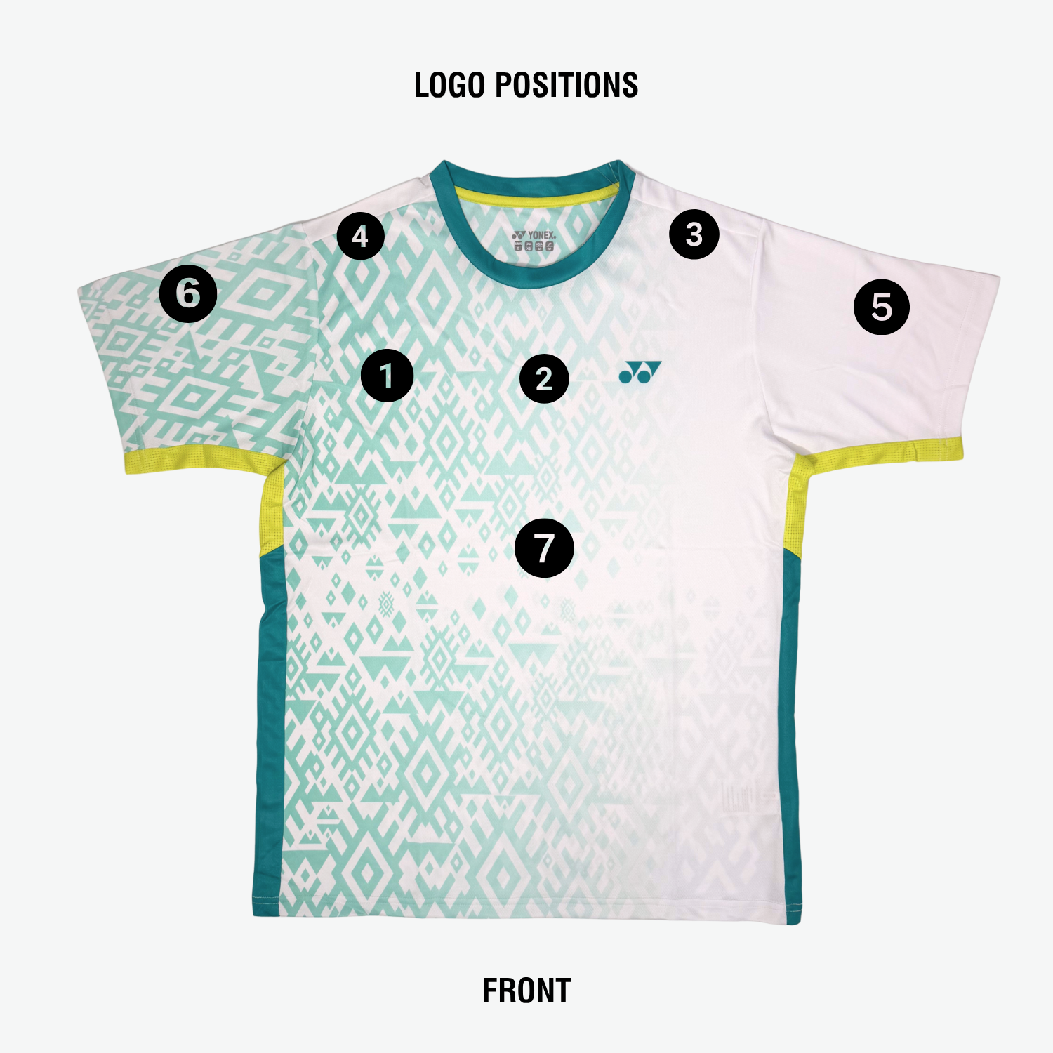 Yonex YTM 11 Batik Fade 2 Mens T-Shirt