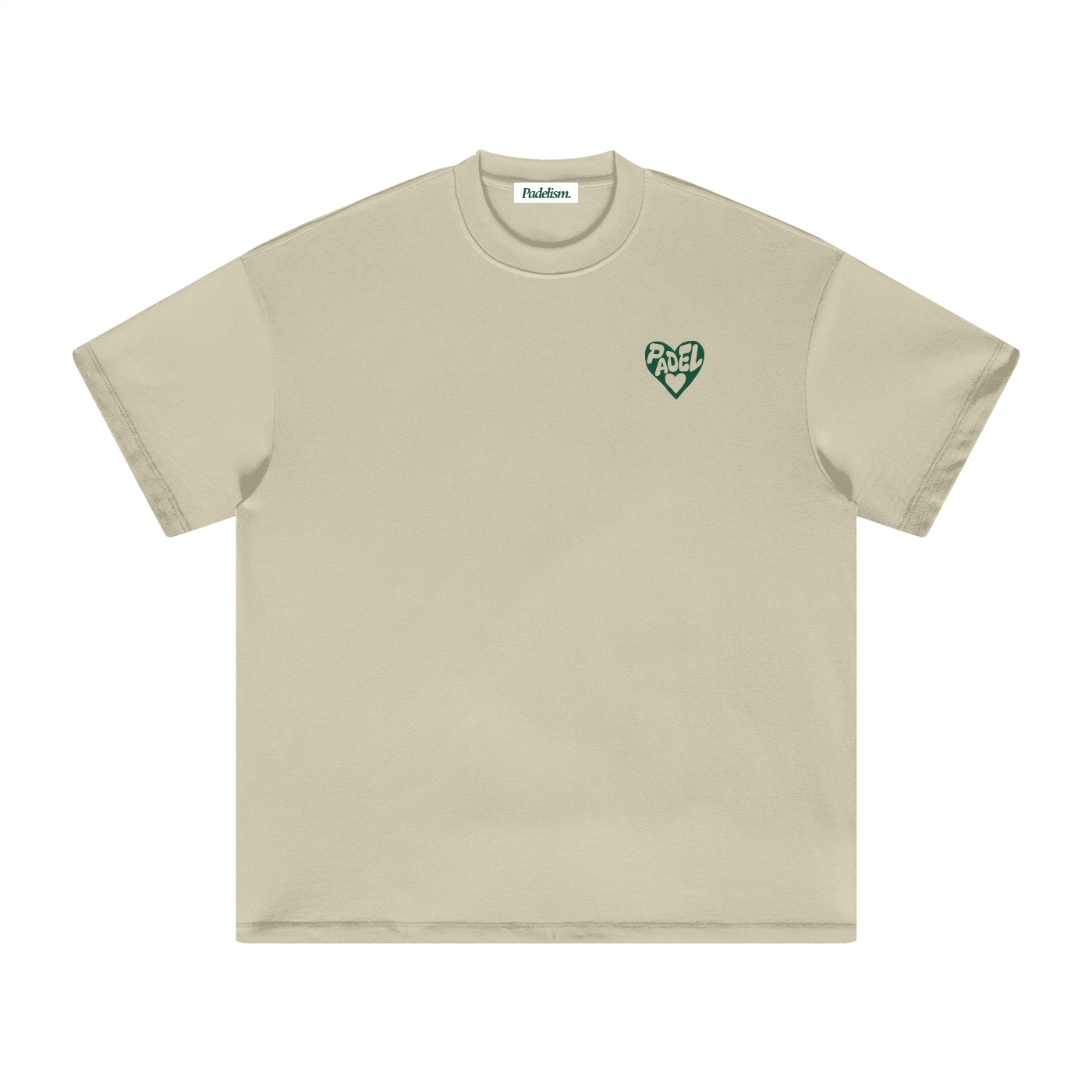 Love - Heavyweight T-Shirt Sand Color Padelism