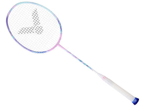 Victor Thruster Ryuga Muse II TJ Badminton Racket - Pink/Purple Pink Purple 5U6 Badminton Rackets Victor