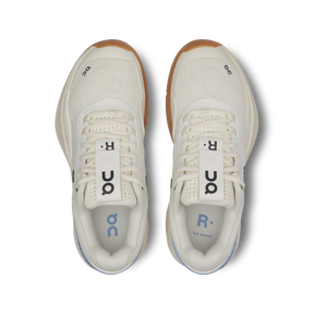 On THE ROGER Pro Tennis Shoes Men - Ivory/Chambray
