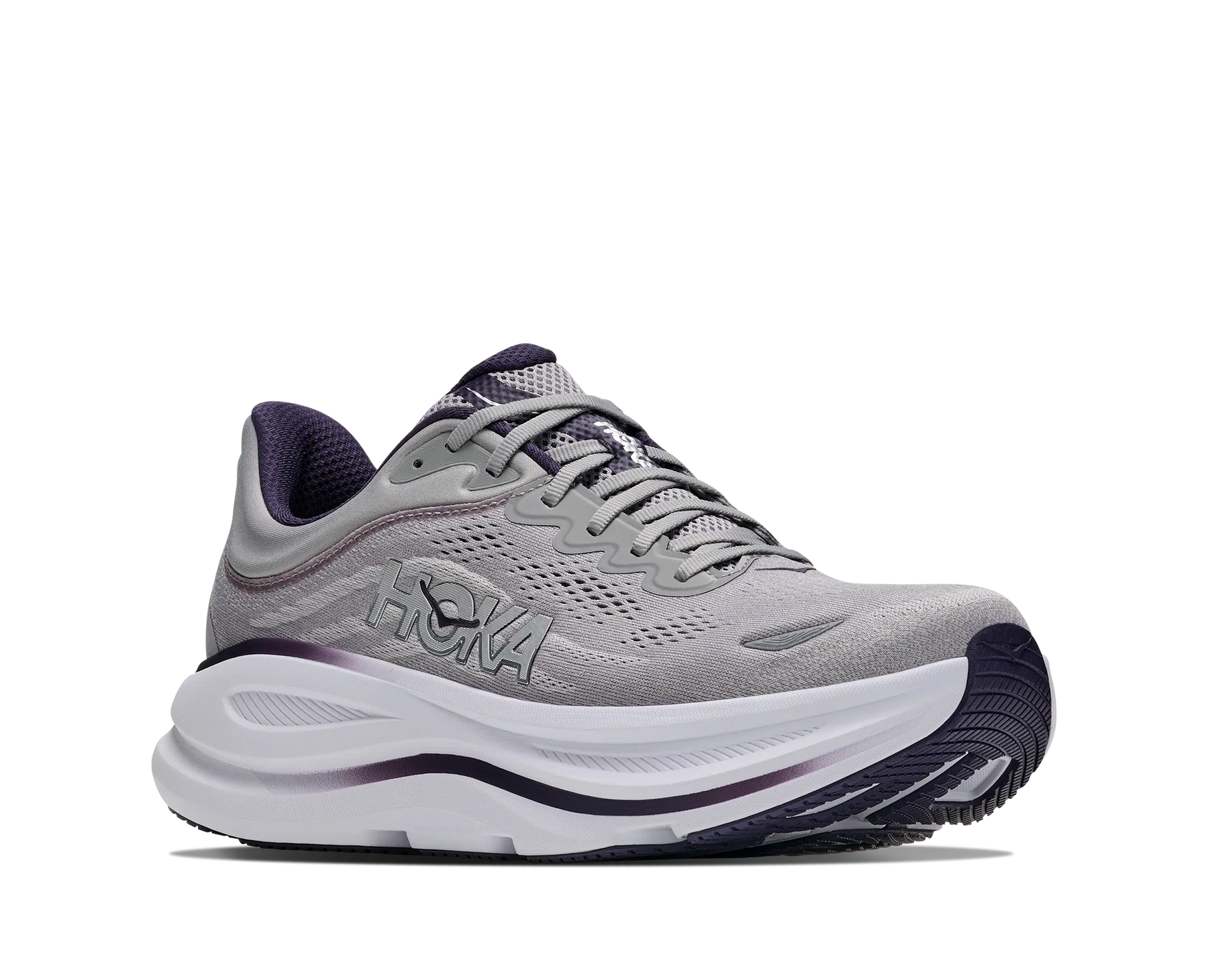 Hoka Bondi 9 Running Shoe Men - Stellar Grey/Squid Ink
