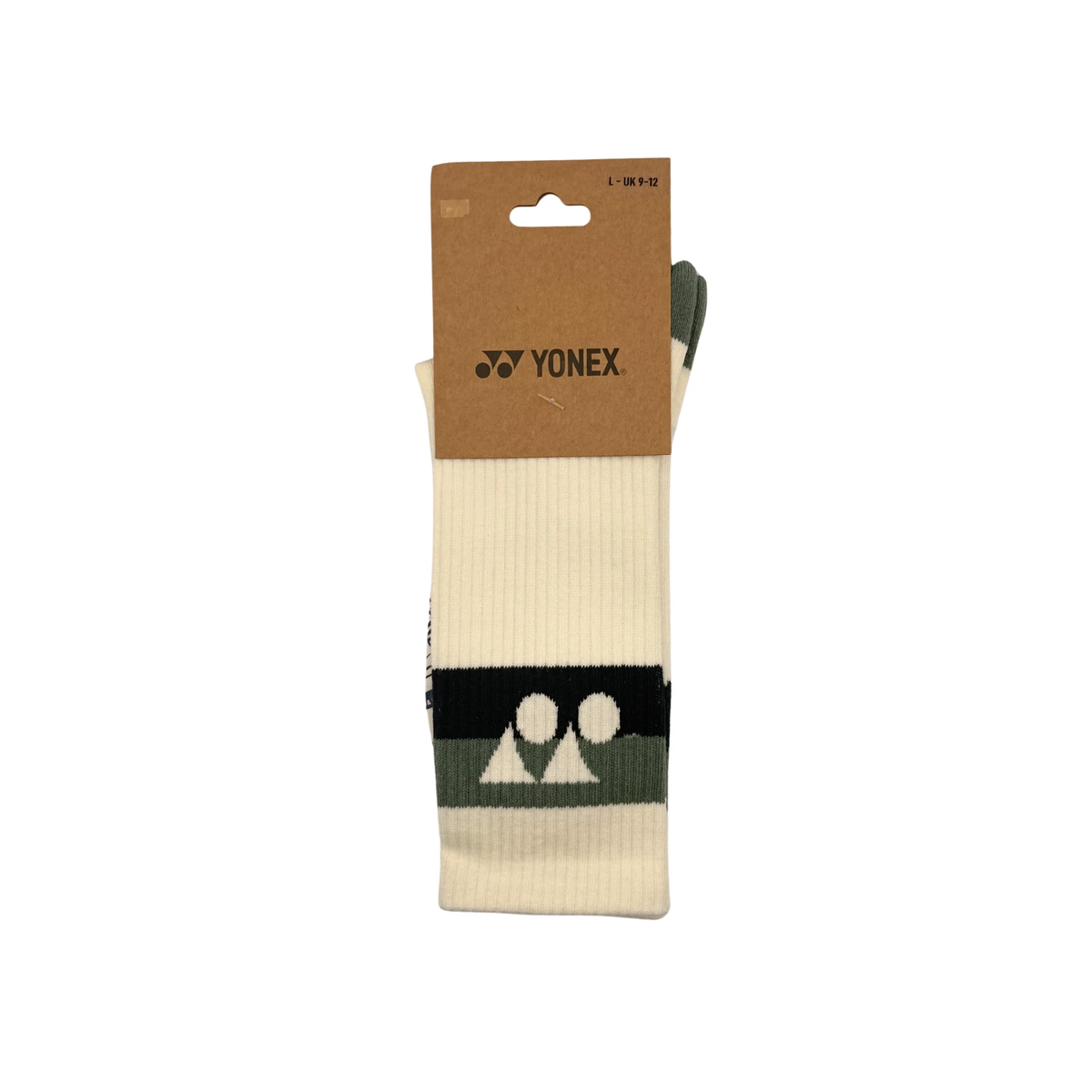 Yonex All England 1899 Crew Sock 26 Unisex - Cream Cream Clothing Yonex