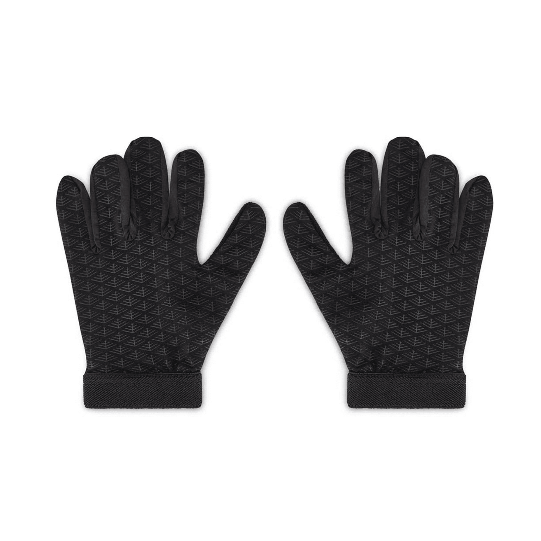 Rhino Pro Full Finger Mitts Junior - Black (RRP230) Rugby Gloves Rhino