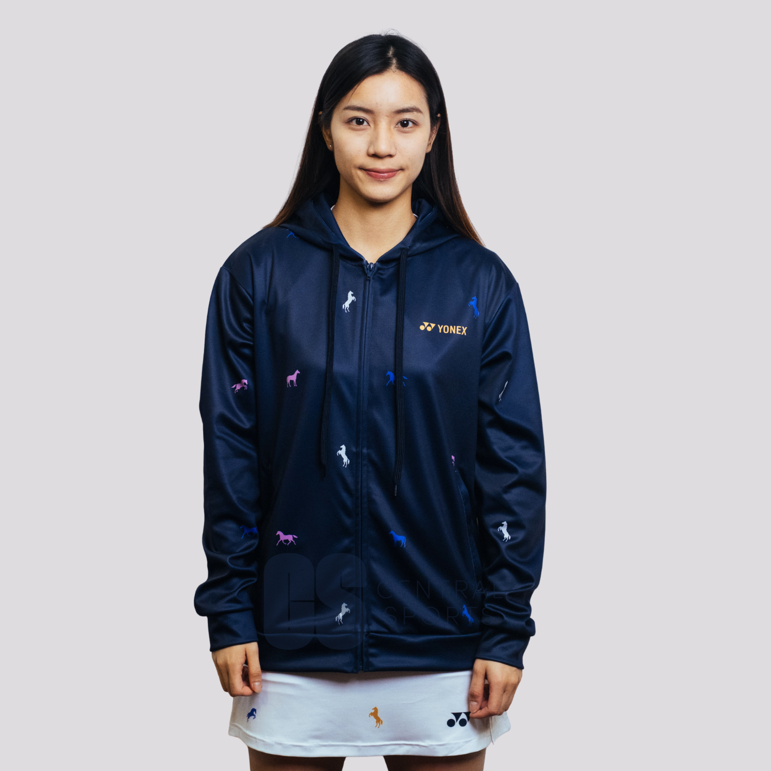 Pre-Order Yonex Night Rider – Unisex Zip Hoodie (Ink Blue) Yonex CNY2026 Zip Hood Sweat A Unisex Clothing Yonex