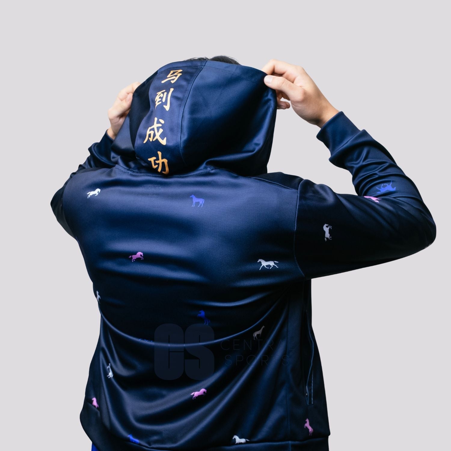 Pre-Order Yonex Night Rider – Unisex Zip Hoodie (Ink Blue) Yonex CNY2026 Zip Hood Sweat A Unisex Clothing Yonex