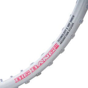 Li-Ning Axforce Bigbang Badminton Racket - Pearl White/Neon Iridescent Pink Badminton Rackets Li-Ning