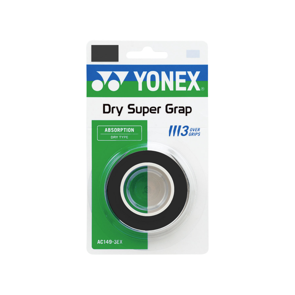 Yonex AC149-3EX Dry Super Grap (3 pcs) - Multicolour