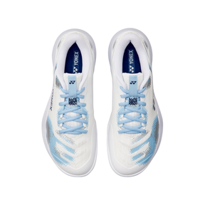 Yonex Cascade Accel Wide 2026 Badminton Shoes Unisex - White/Light Blue Badminton Shoes Yonex