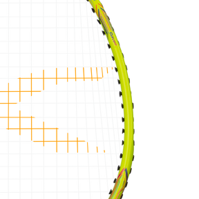 Hundred Powertek 200 2U Junior Badminton Racket - Yellow Badminton Rackets Hundred
