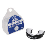 Rhino Dual Gel Mouthguard Black Equipment Rhino