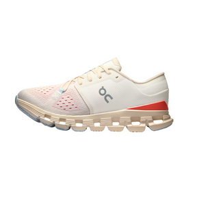 On Cloud X 4 Shoe Women Ivory/Salmon