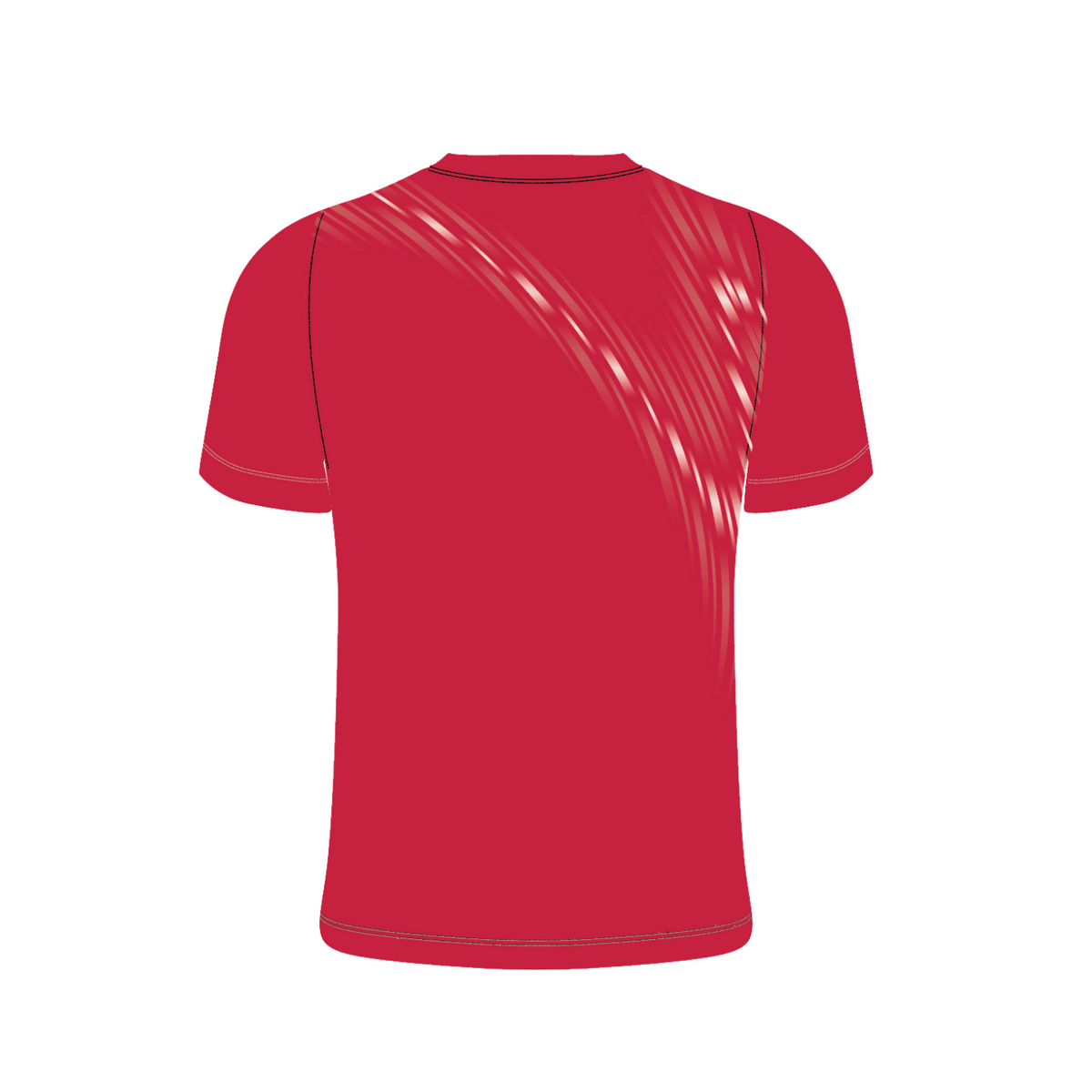National Badminton Yonex T012 Vortex Crew Neck T-Shirt Junior - Red