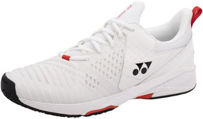 Yonex Sonicage 3 Mens (White/Red) Tennis Shoes Badminton Shoes Yonex