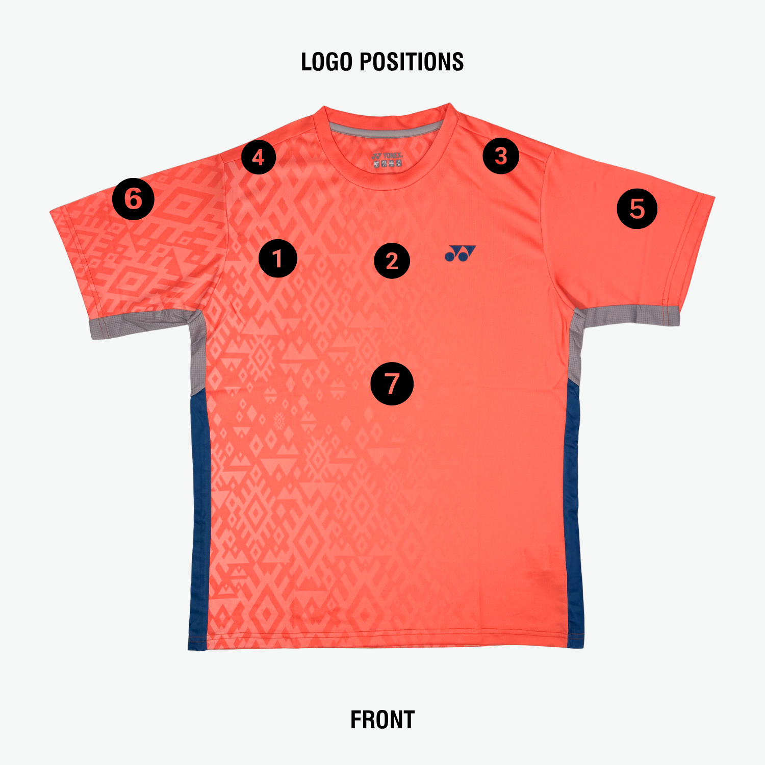 Yonex YTM 11 Batik Fade 2 Mens T-Shirt