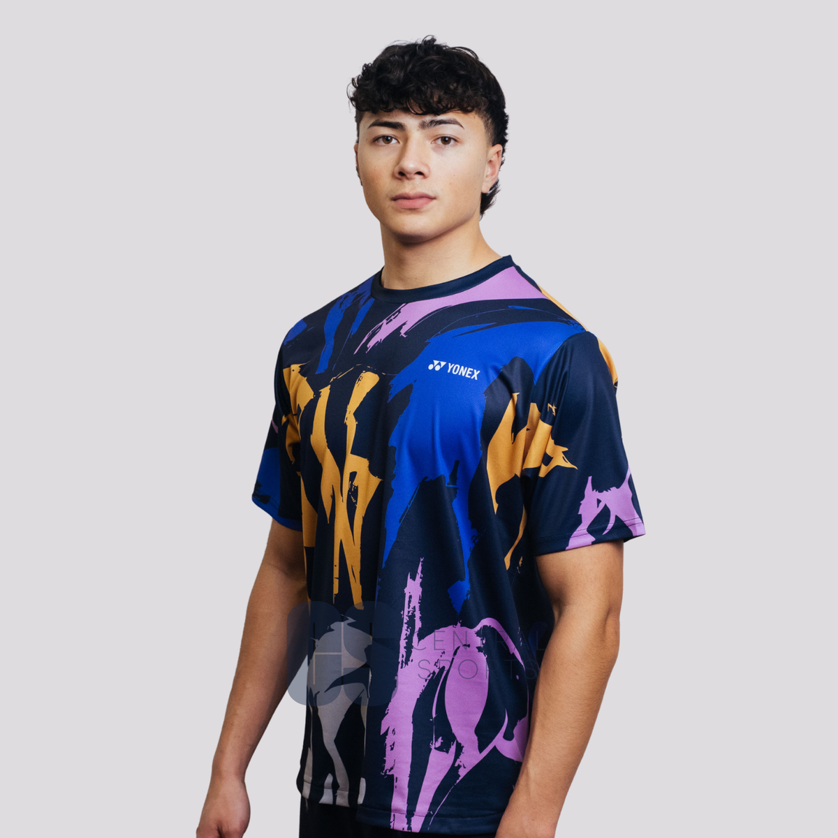 Yonex Storm Runner Celestial Momentum – Men’s Performance Shirt (Celestial Purple) Yonex CNY2026 TT D Men Clothing Yonex