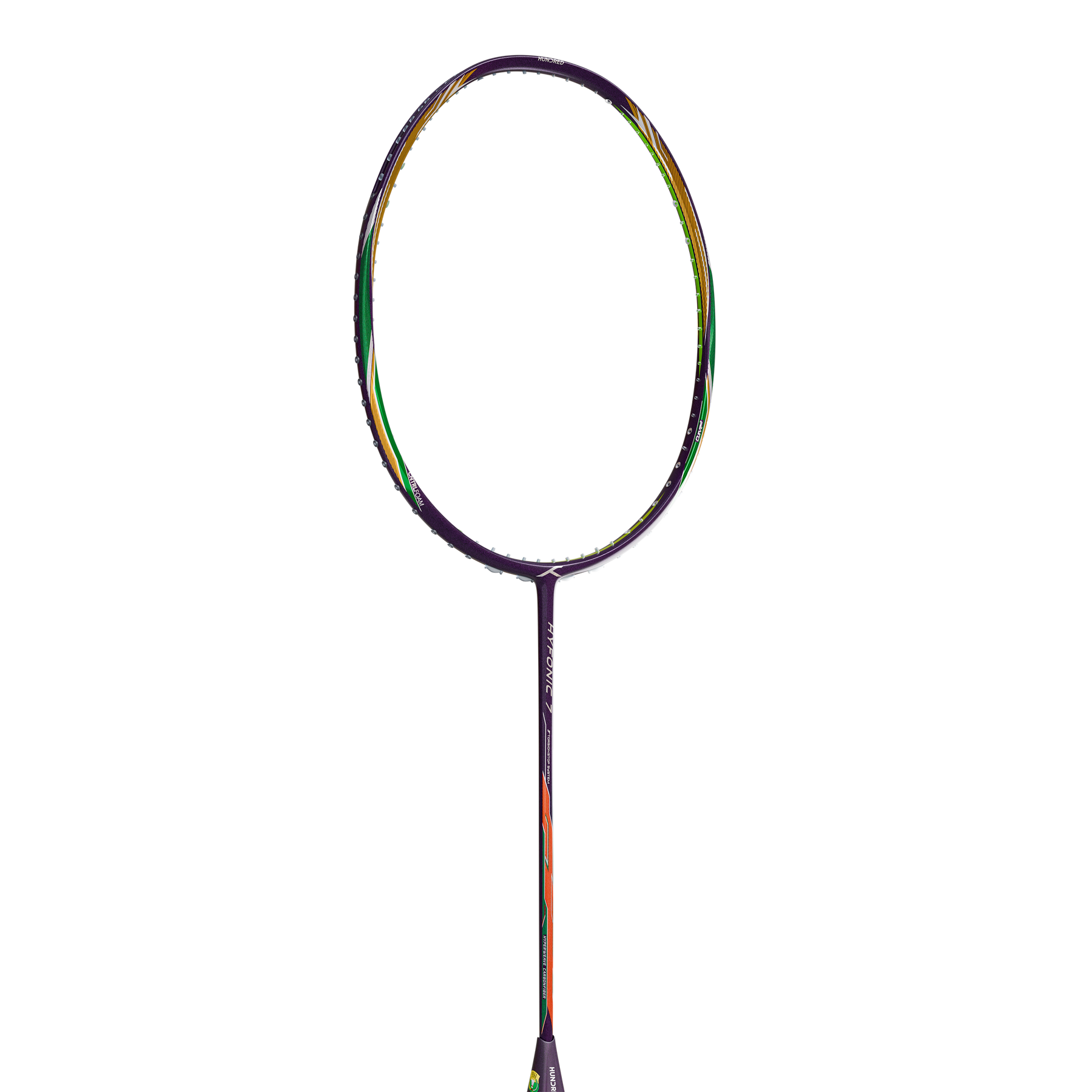 Hundred Hyfonic 7 Badminton Racket - Purple/Green