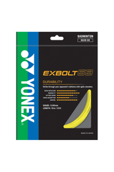 Yonex Exbolt 68 Badminton String (10m Set) Yellow YELLOW 10m Set String (Packs) Yonex