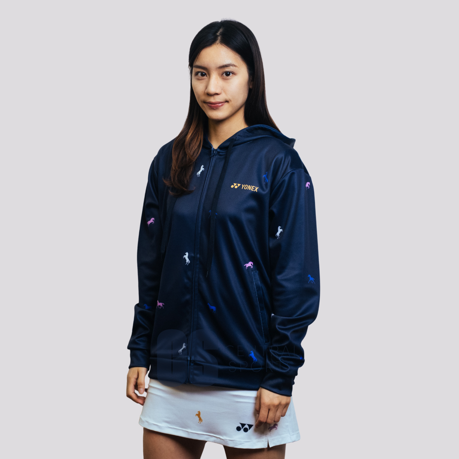 Pre-Order Yonex Night Rider – Unisex Zip Hoodie (Ink Blue) Yonex CNY2026 Zip Hood Sweat A Unisex Clothing Yonex