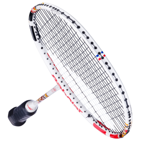 Babolat X-Feel Rise 2025 Unstrung Badminton Racket (601485) - White/Red Badminton Rackets Babolat