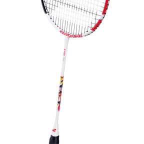 Babolat X-Feel Rise 2025 Unstrung Badminton Racket (601485) - White/Red Badminton Rackets Babolat