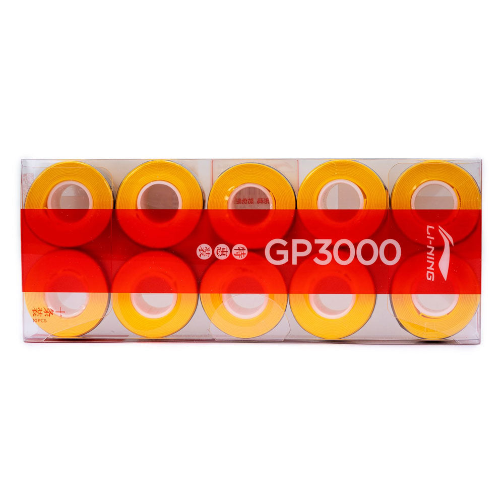 Li-Ning GP3000 Grips -10 Pieces -Yellow
