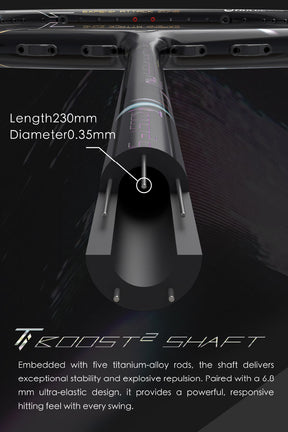 Jnice Air Muramasa Pro 5UG6 Badminton Racket Unstrung - Black Badminton Rackets JNICE