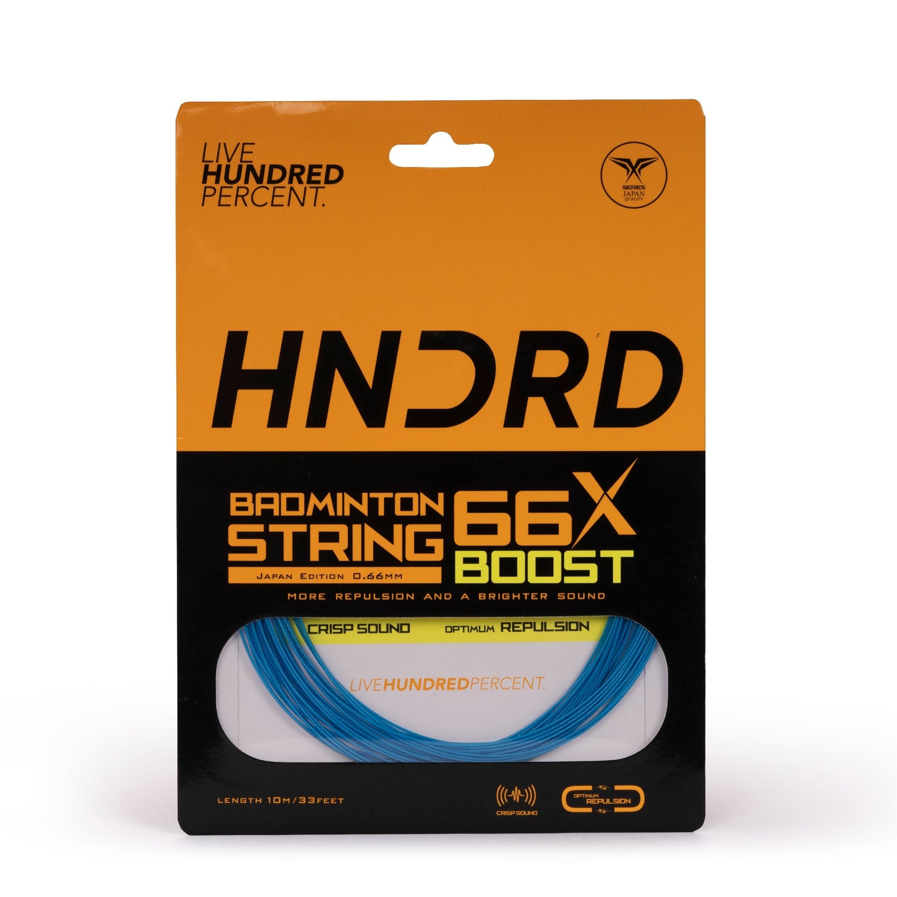 Hundred 66X Boost Badminton String HBAA-2M040-4 String (Packs) Hundred
