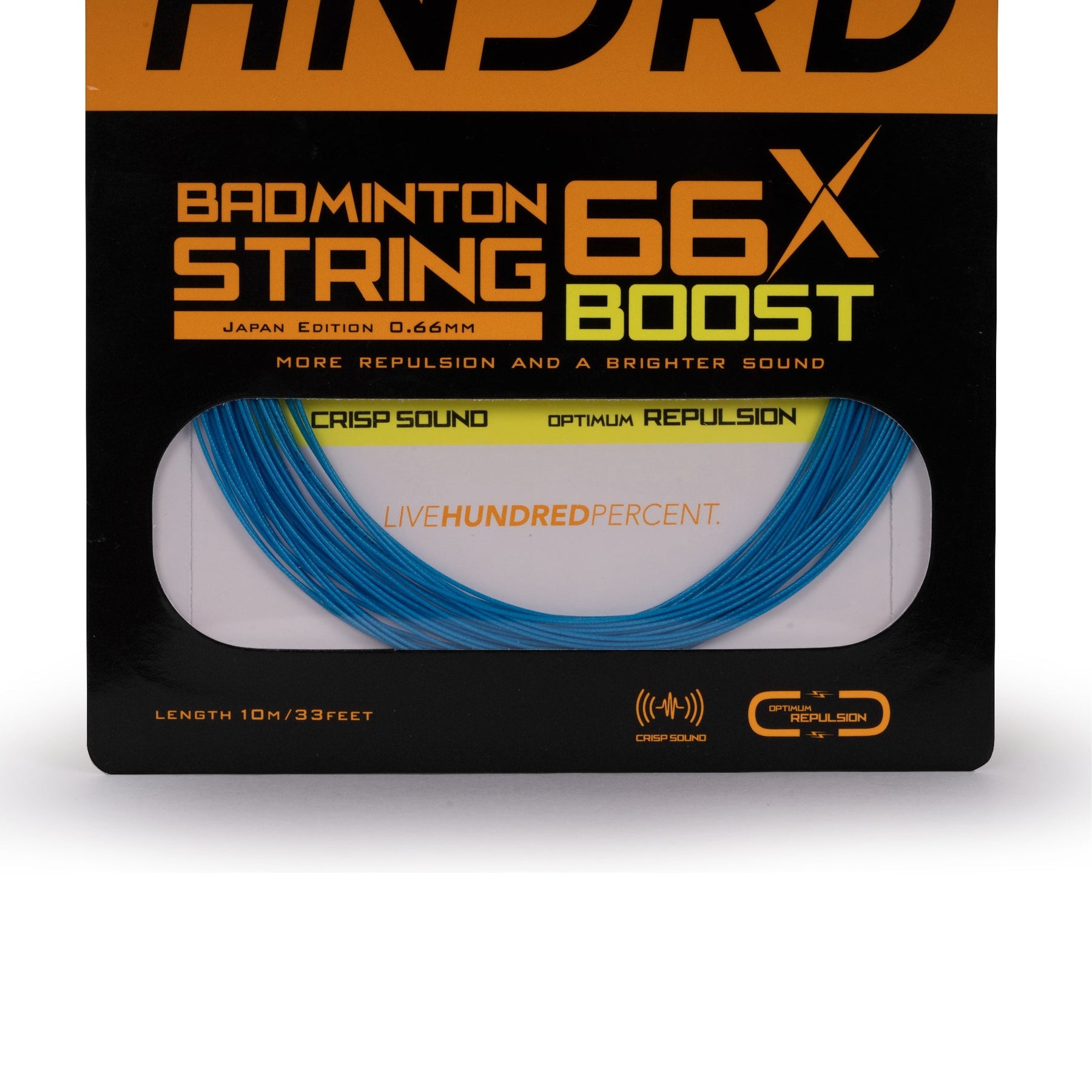 Hundred 66X Boost Badminton String HBAA-2M040-4 String (Packs) Hundred