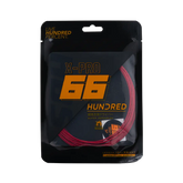 Hundred 66 X Pro Badminton String Set - Red