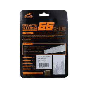 Hundred 66 X Pro Badminton String Set - Pink String (Packs) Hundred