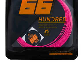 Hundred 66 X Pro Badminton String Set - Pink String (Packs) Hundred