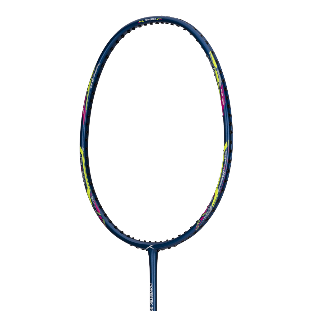 Hundred Powertek 2000 Pro Strung Badminton Racket - Navy 2U G6 (HBRR-3S034-4) Badminton Rackets Hundred