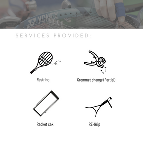 Tennis Racket 'Silver' Service MOT