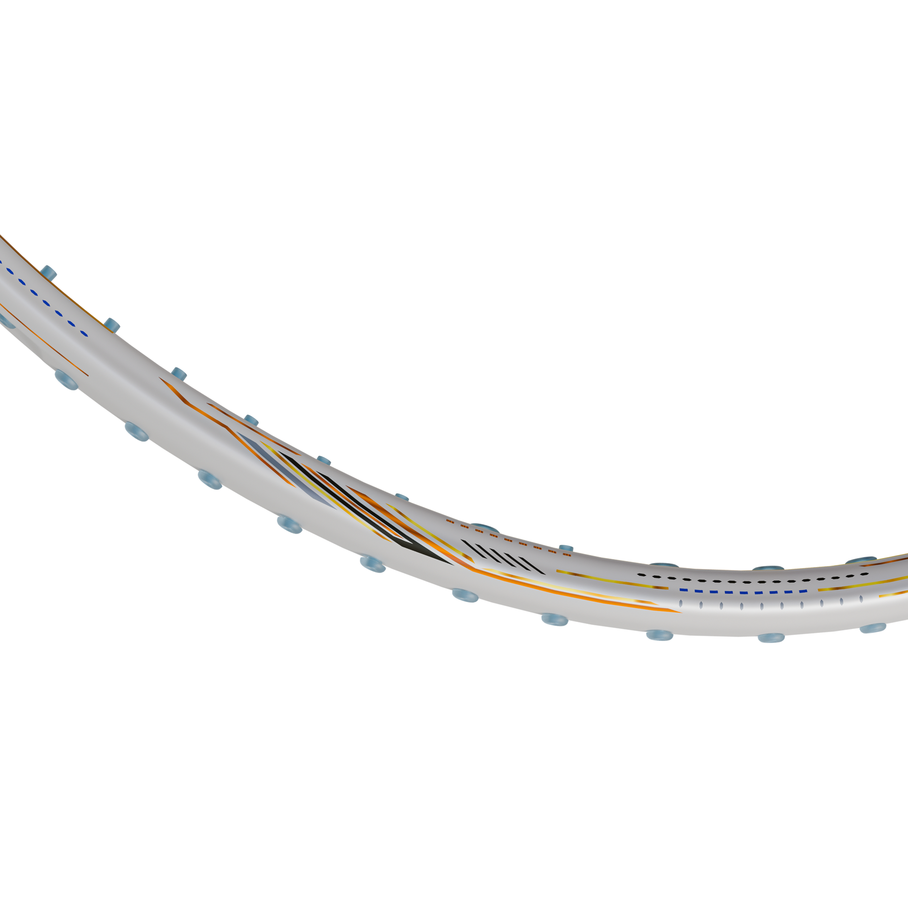 Hundred Nitrix 70 Volta Badminton Racket - White