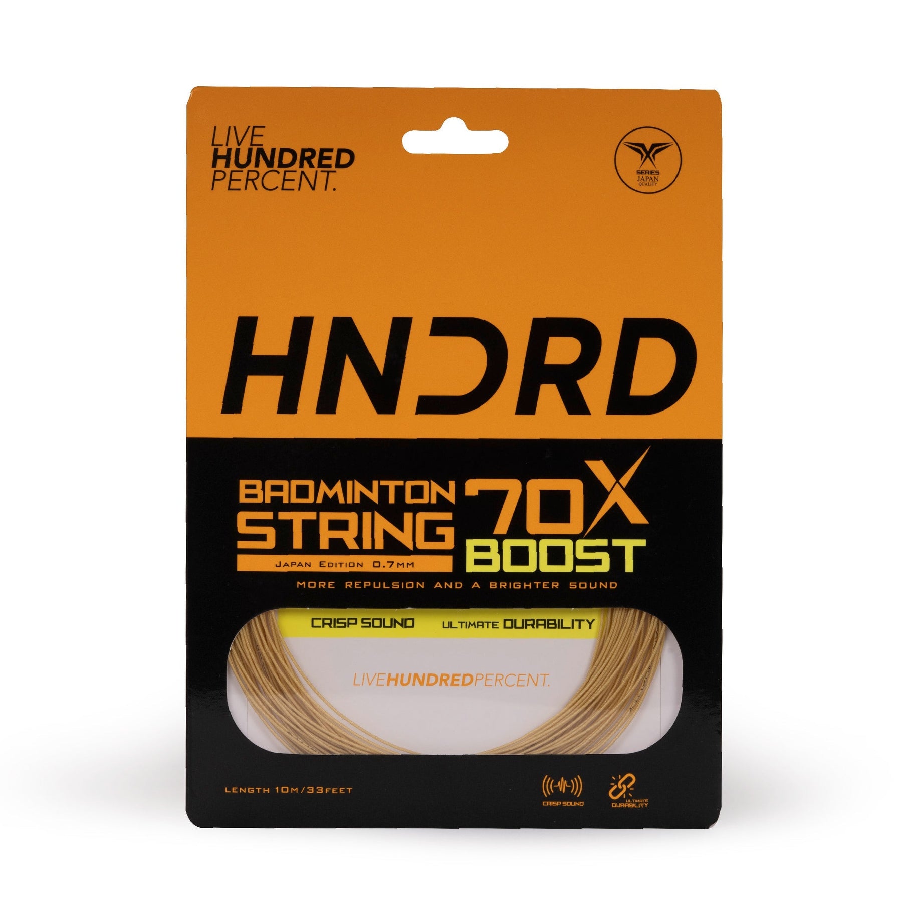 Hundred 70X Boost Badminton String HBAA-2M041-6 String (Packs) Hundred