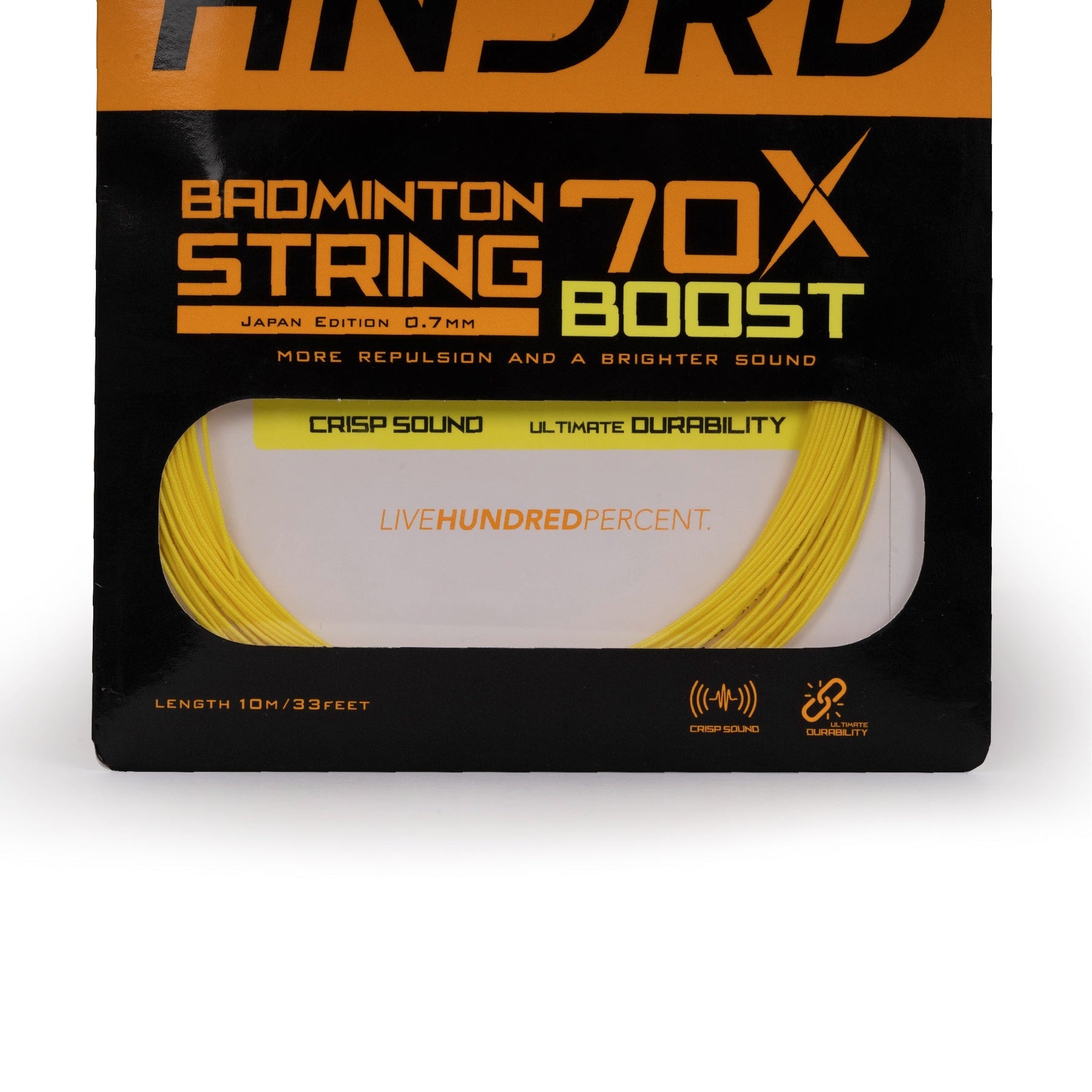Hundred 70X Boost Badminton String HBAA-2M041-2 String (Packs) Hundred