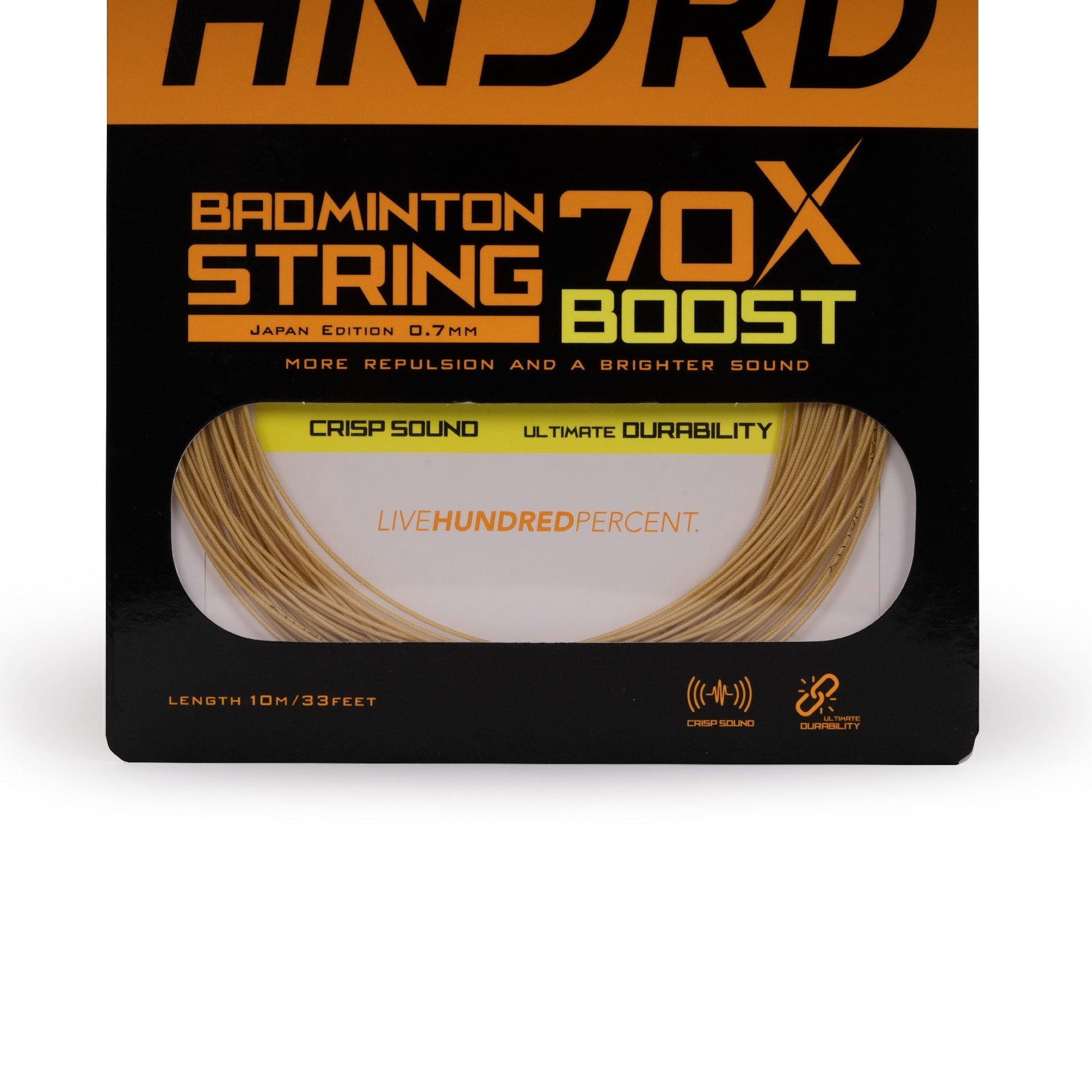 Hundred 70X Boost Badminton String HBAA-2M041-6 String (Packs) Hundred