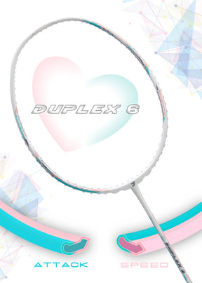 Jnice Duplex 6 5U Badminton Racket Unstrung RDPX-6 Badminton Rackets JNICE
